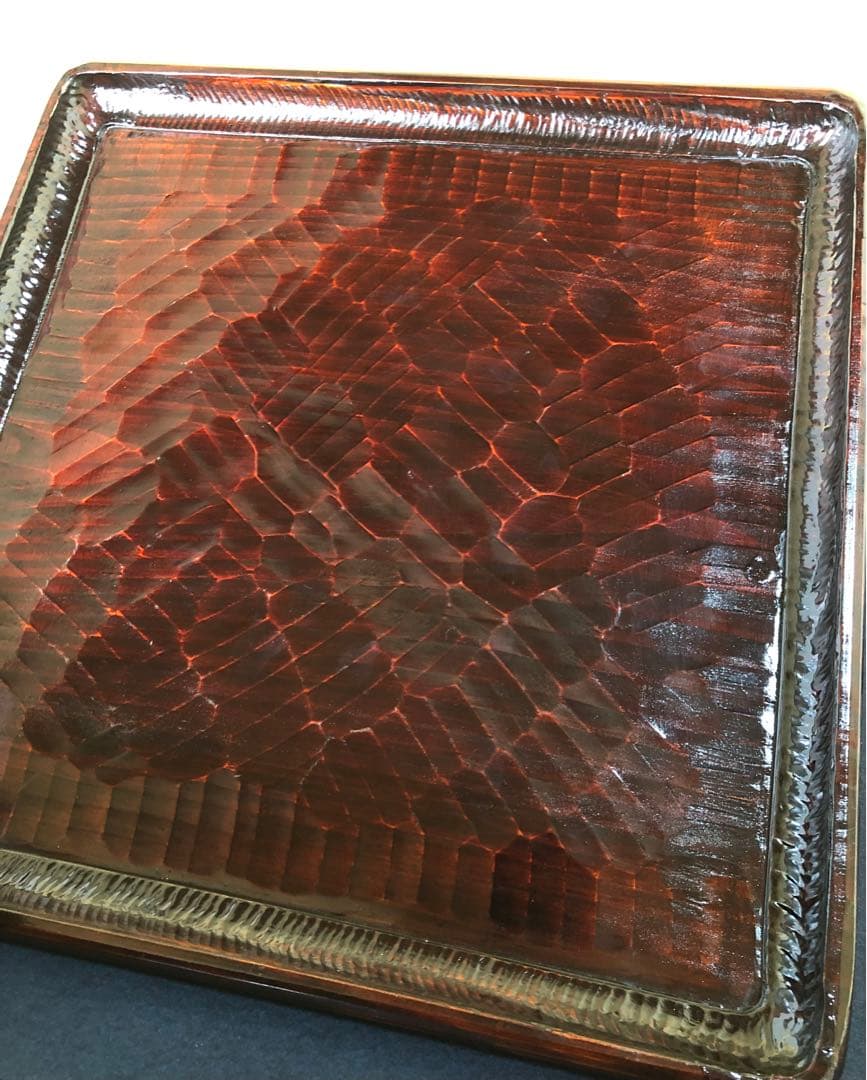 ❗️割引《R》伝統工芸 讃岐彫 讃岐膳5客 四方膳 会席膳 刳抜 251216お5