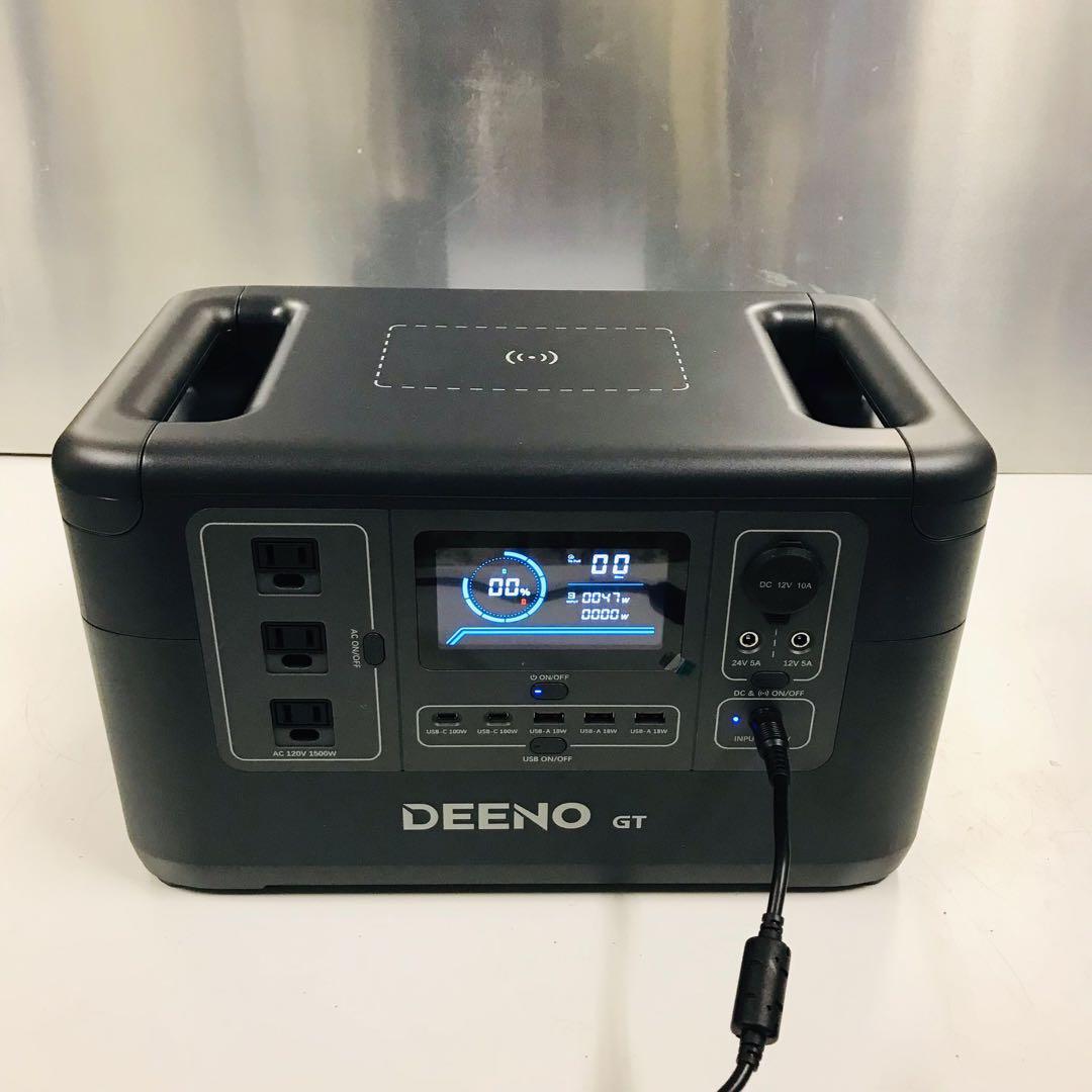 Deeno X1500 ポータブル電源、1500W（最大3000W）1036Wh