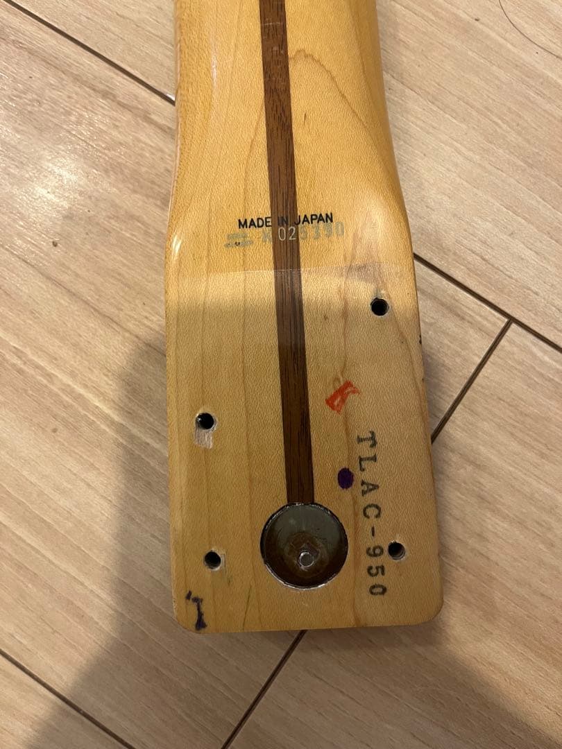 fender japan テレキャスター　ネック　ネックスケール638mm