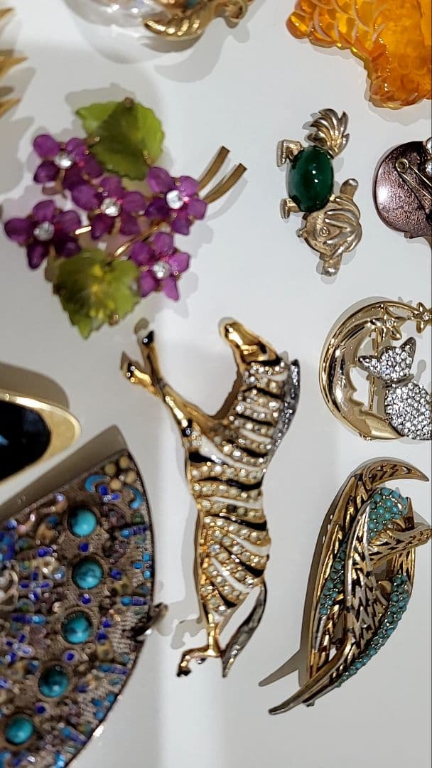 アンティーク　ヴィンテージ　ブローチ　まとめて　昭和レトロ　平成レトロ