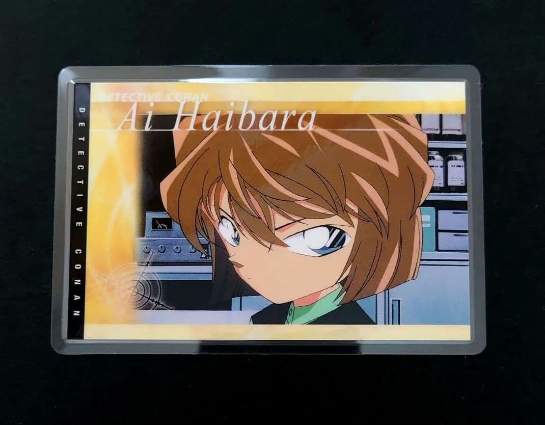 名探偵コナン 灰原哀 ラミネートカード 希少 当時物 年代物 昔 ラミカ グッズ
