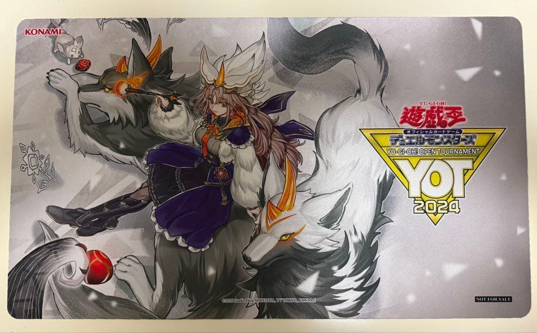 【最安値】 遊戯王 遊戯王 白き森のシルヴィ プレイマット YOTSG 2024