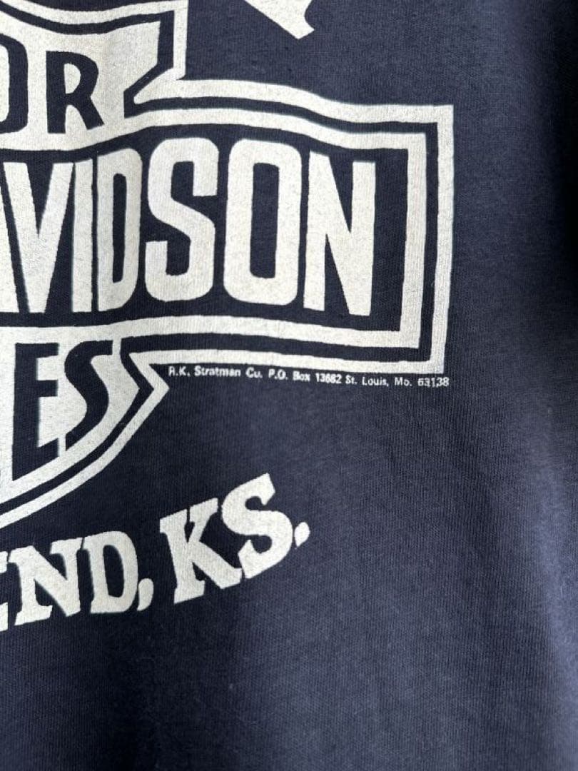 当時物 80's ビンテージハーレーTシャツ 山田レン