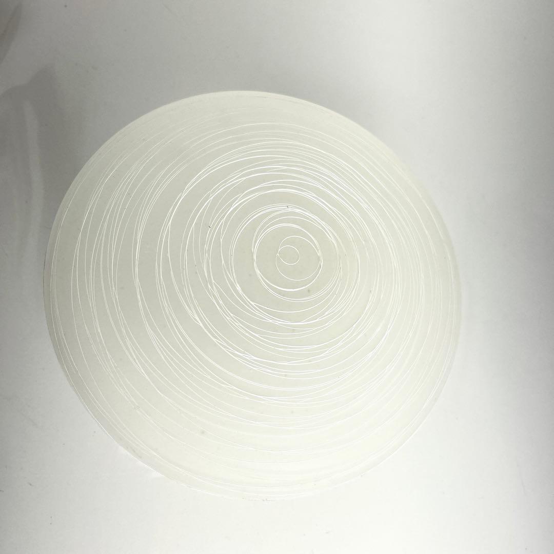 希少昭和レトロ✨未使用 保管品 山田照明 糸巻きガラス ペンダントライト ランプ