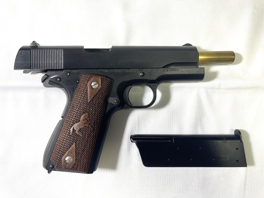 【中古】カスタム　WA　コルトガバメント M1911A1ミリタリーモデル HW
