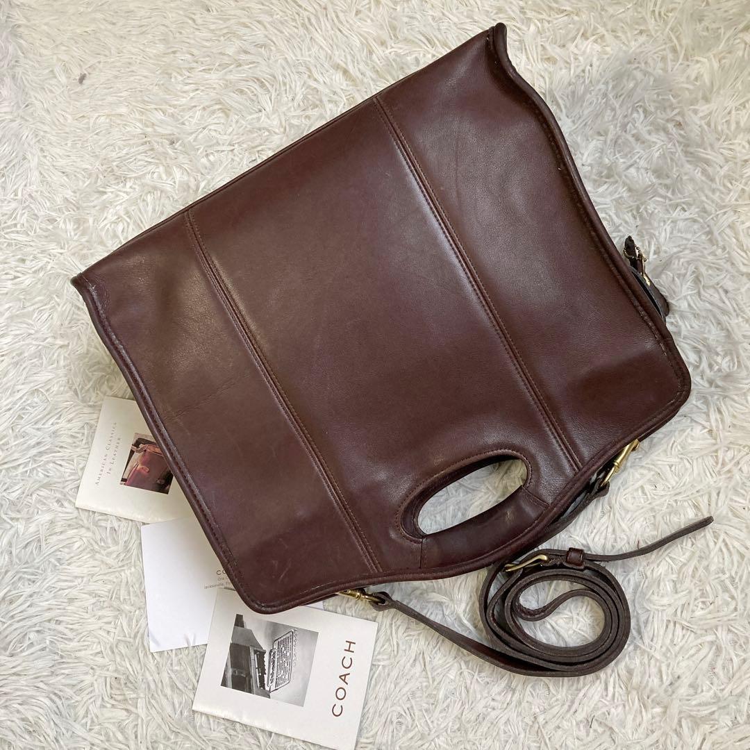 バッグ vintage coach old ZIP TOP SHOPPER 9995