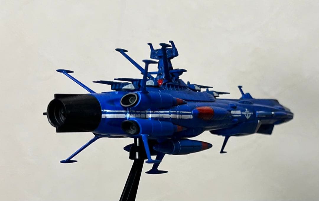 宇宙戦艦ヤマトプラモデル　メカコレ完成品　アンドロメダ級宇宙戦艦アルデバラン①