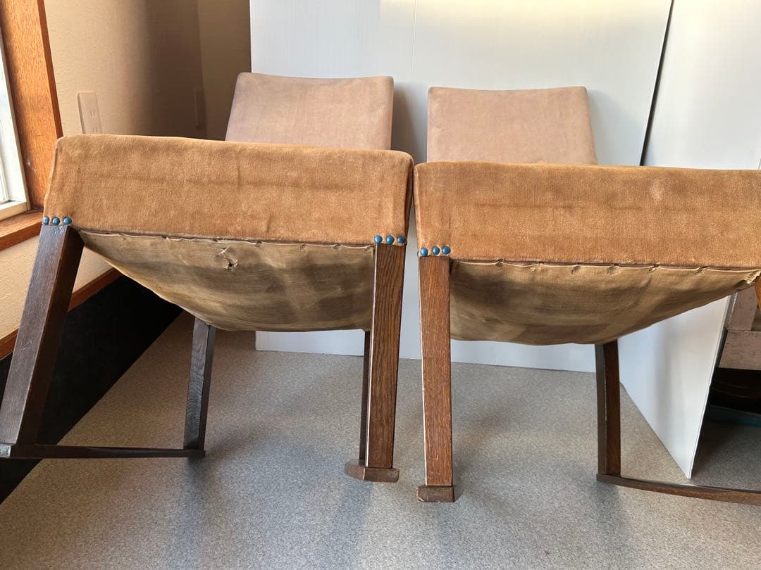 ヴィンテージ　チェア　2脚　椅子 昭和レトロ　クラシック　アンティーク