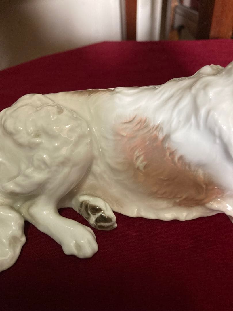 KPM ベルリン　フィギュリン　オブジェ　犬置物