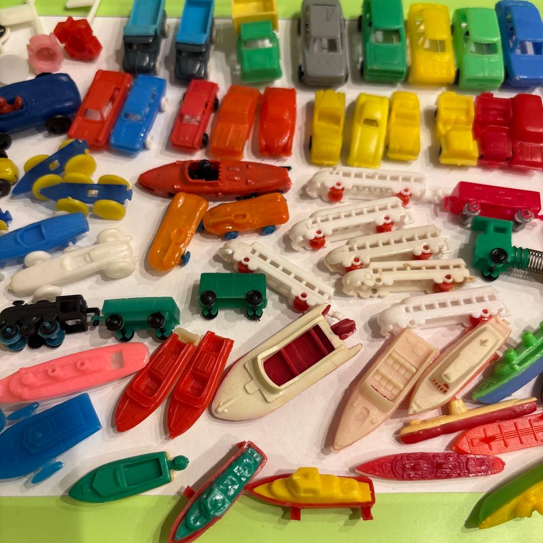 昭和レトロ　グリコ　おまけ　1960〜70年代　車　船　列車　まとめ売り