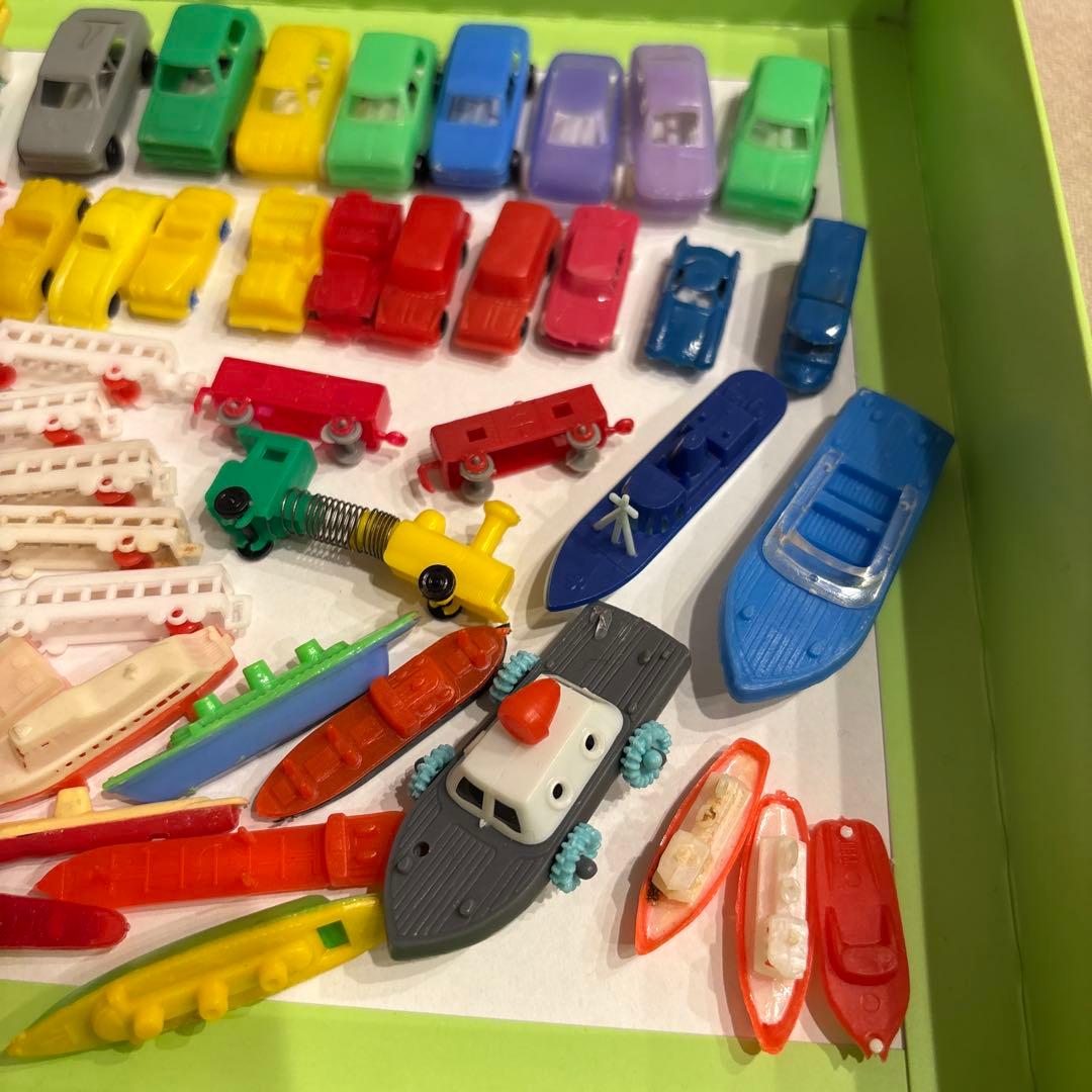 昭和レトロ　グリコ　おまけ　1960〜70年代　車　船　列車　まとめ売り