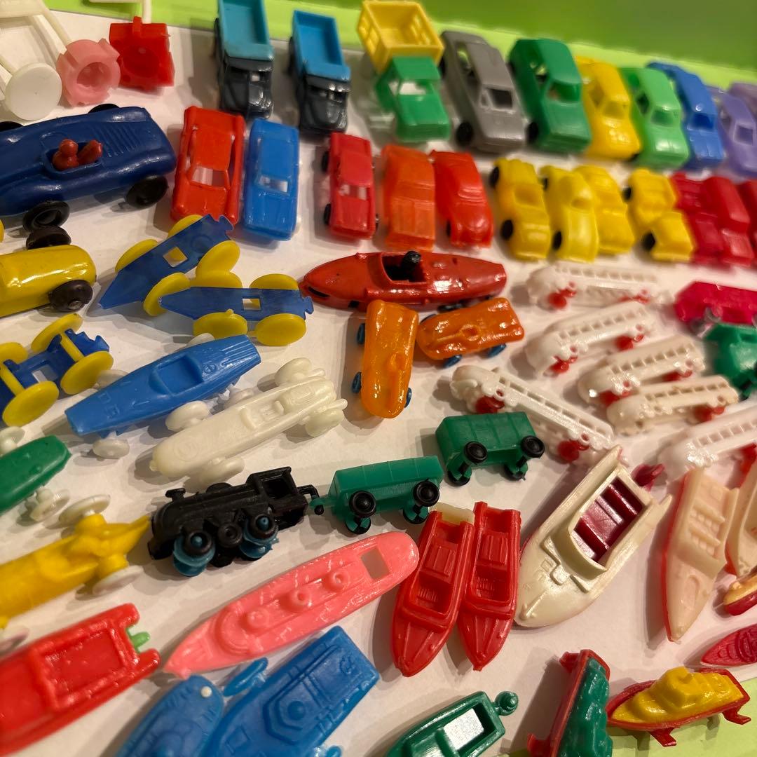 昭和レトロ　グリコ　おまけ　1960〜70年代　車　船　列車　まとめ売り