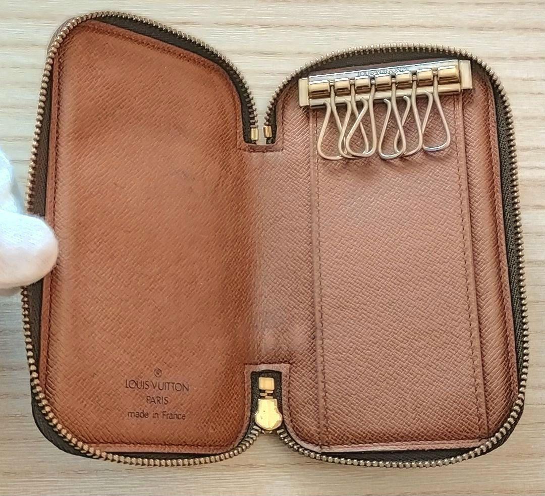 【美品】ルイヴィトン モノグラム キーケース ポシェット6クレ M62610