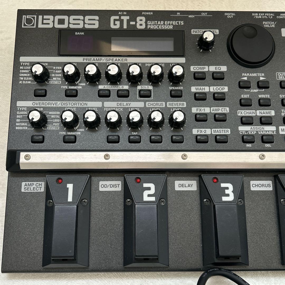 BOSS GT-8 GUITAR EFFECTS PROCESSOR ボス