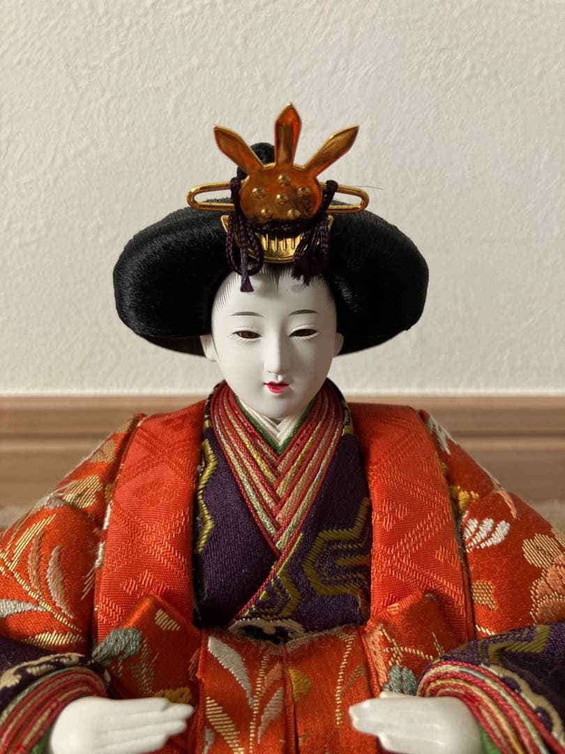 美品　柴田家千代作　雛人形　桐箱付き