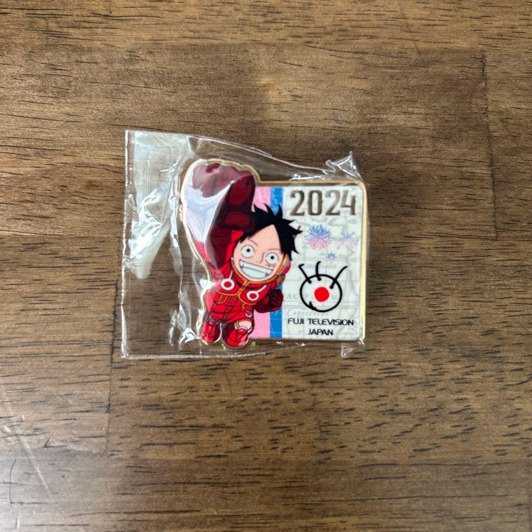 ルフィ ピンバッジ 2024 フジテレビ　パリオリンピック
