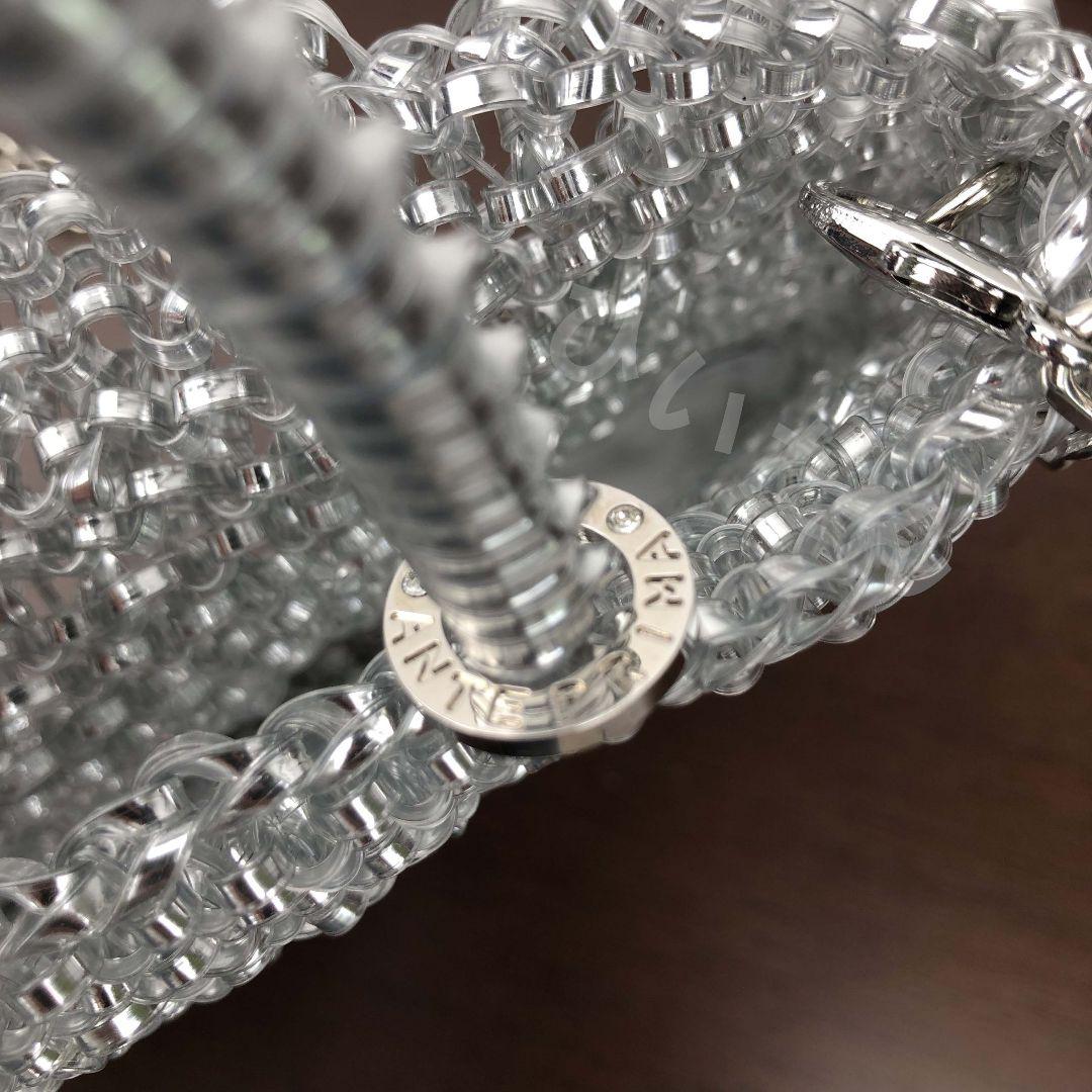 美品！ANTEPRIMAスタンダード ミニアトゥーラ ワイヤーバッグ　シルバー