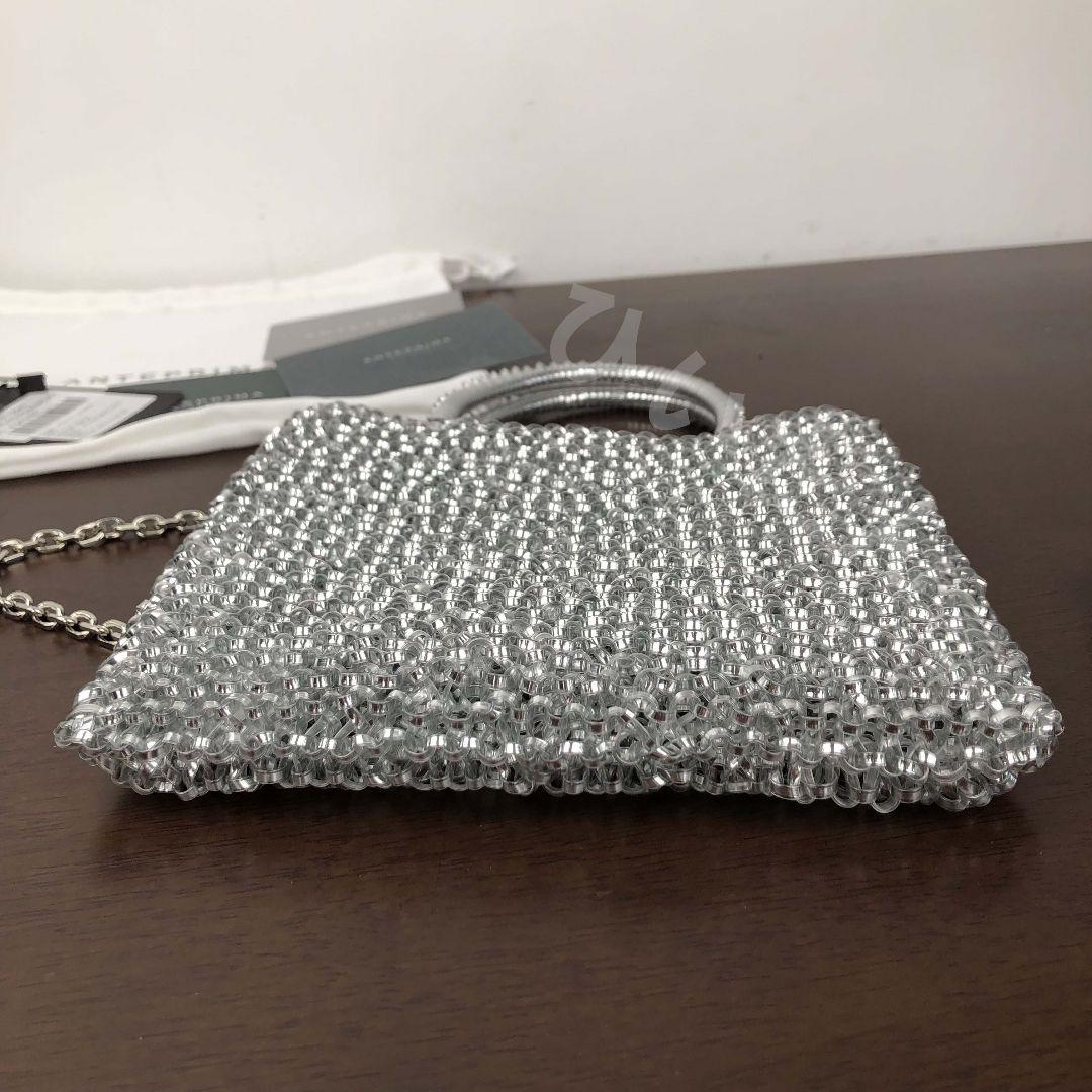 美品！ANTEPRIMAスタンダード ミニアトゥーラ ワイヤーバッグ　シルバー