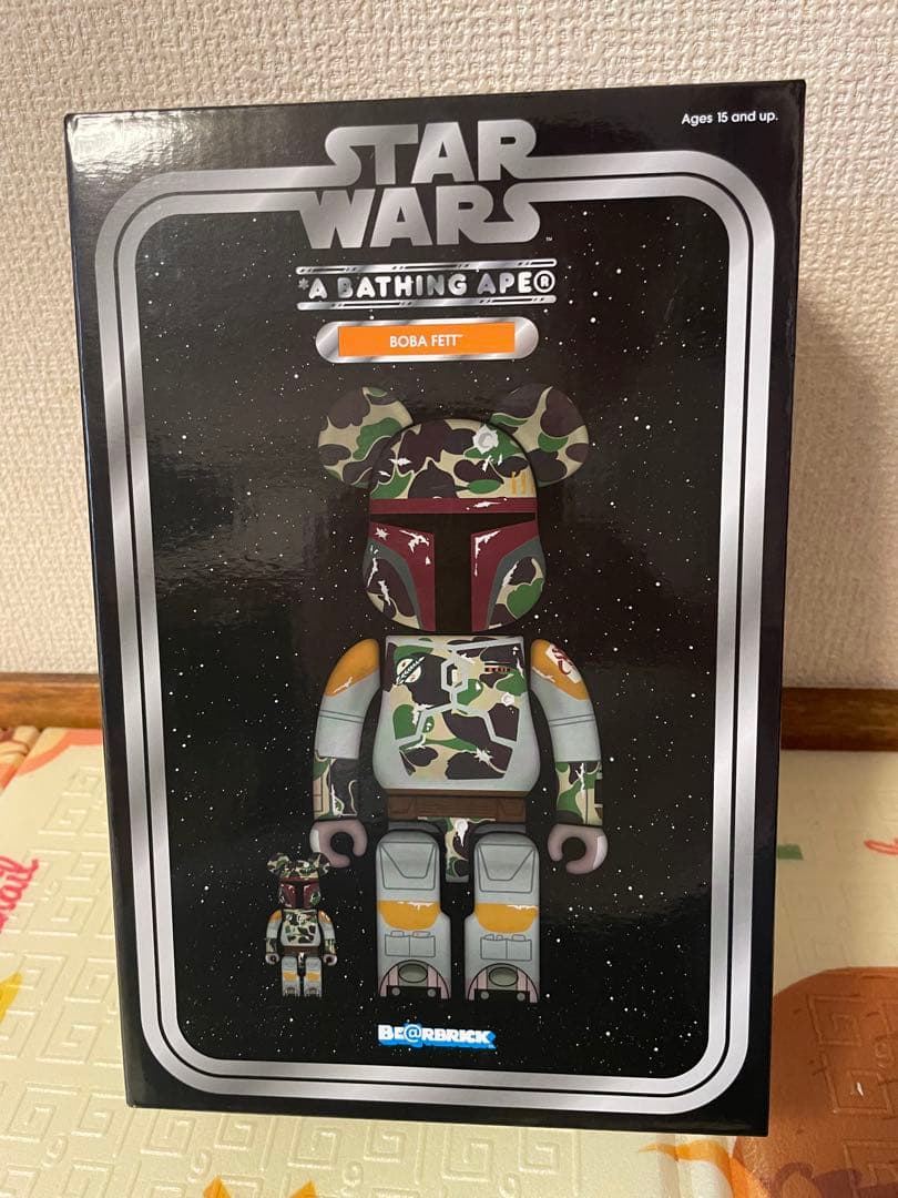 ベアブリックA BATHING APE× BOBA FETT 100%&400%