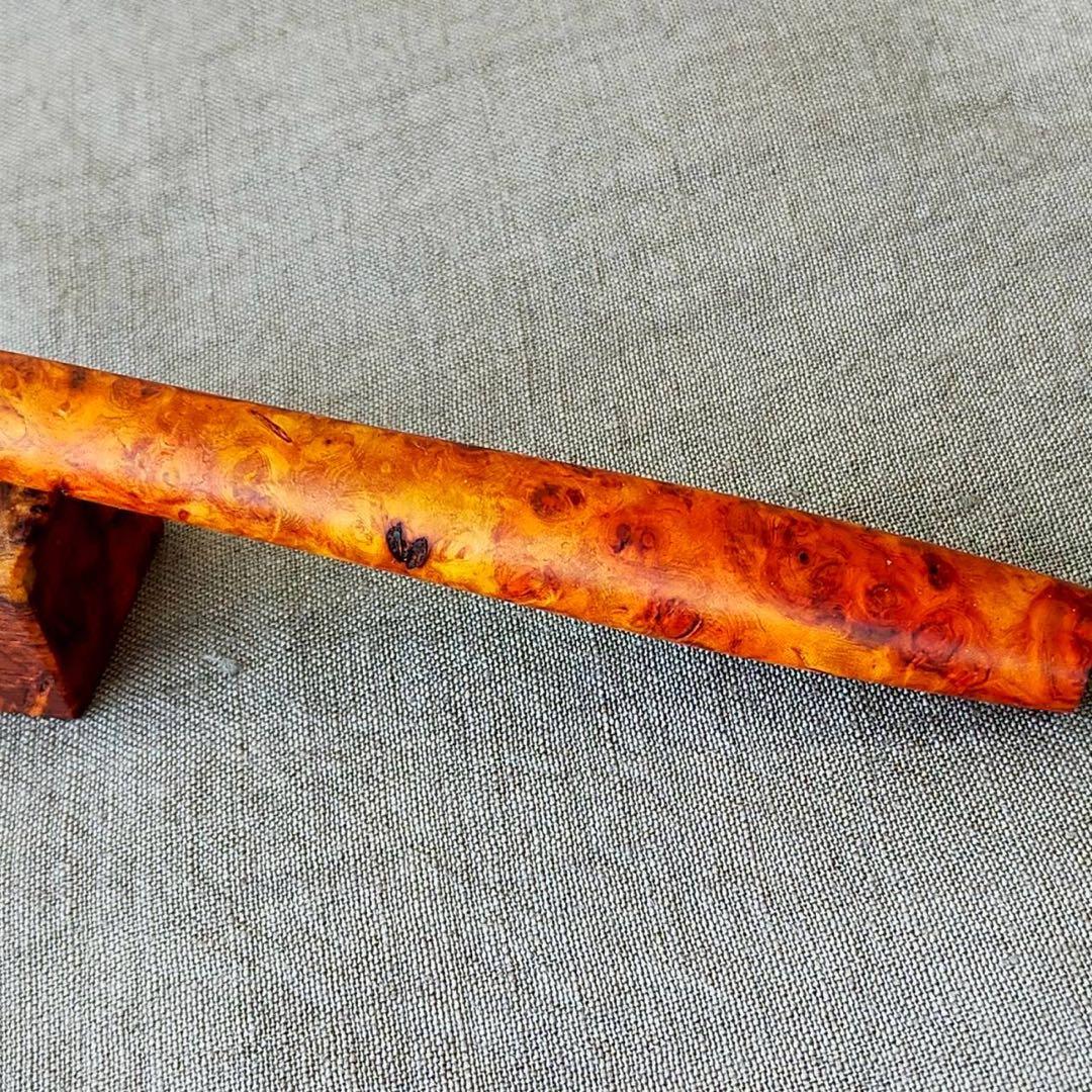 極上本花梨瘤　ハンドメイド　木軸ボールペン　G2　天然木　ゴールド