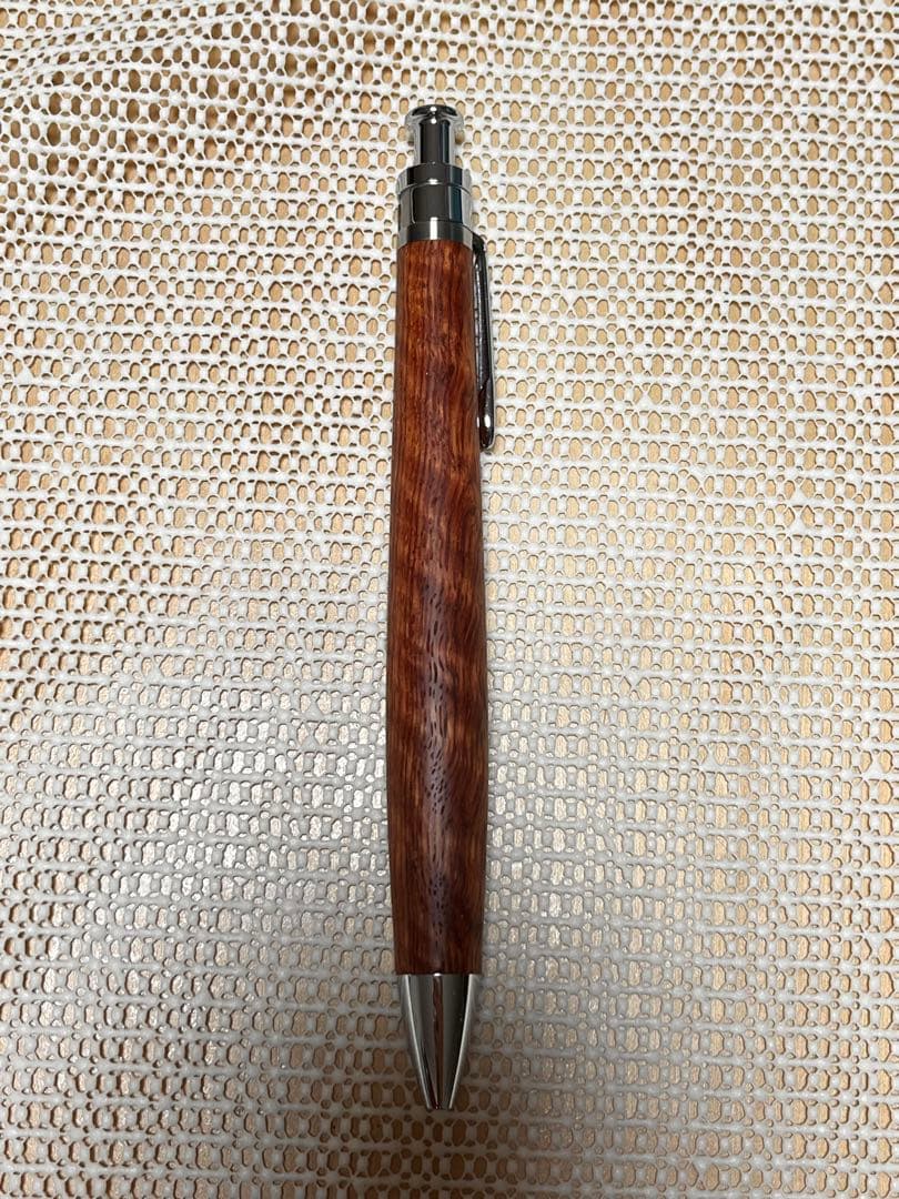 工房楔 花梨 虎杢 ルーチェペン 旧型クリップ
