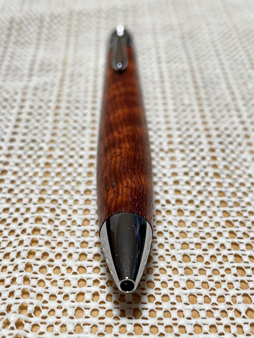 工房楔 花梨 虎杢 ルーチェペン 旧型クリップ