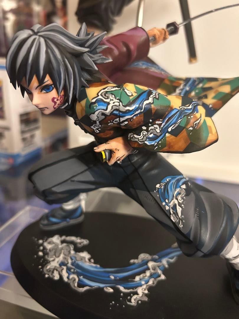 鬼滅の刃 冨岡義勇 フィギュア リペイント 2次元彩色