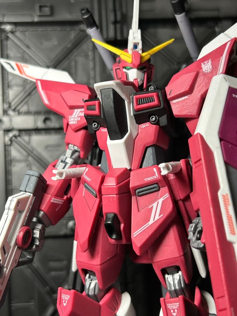 インフィニットジャスティスガンダム弍式　塗装完成品　部分塗装　HG
