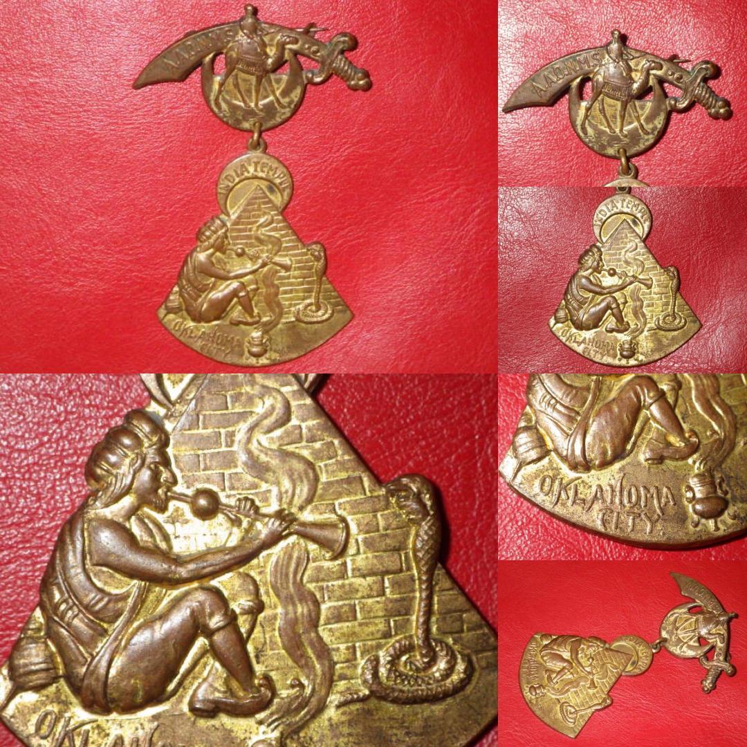 20’S★フリーメイソン★蛇使い★ピンズ★バッジ★ビンテージ★シュライン