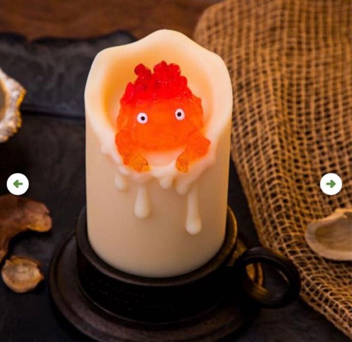 【新品未使用】ハウルの動く城 カルシファーのゆらゆらキャンドルライト