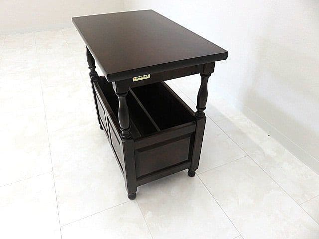 カ*ミ様 北海道民芸家具 樺無垢材サイドテーブル　　リビングテーブル/コンソール