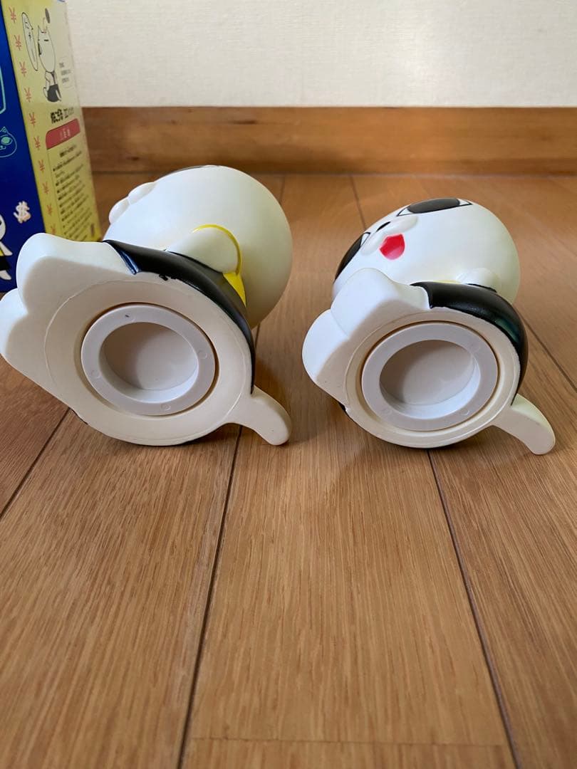 ねこぢる icバンク ソフビ　貯金箱　2体セット　大和堂　ねこぢるうどん