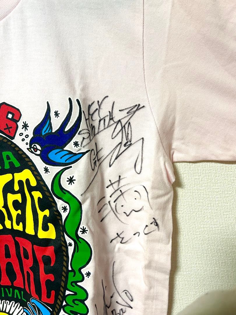 【メンバー全員サイン入り】 HEY-SMITH 半袖 Tシャツ