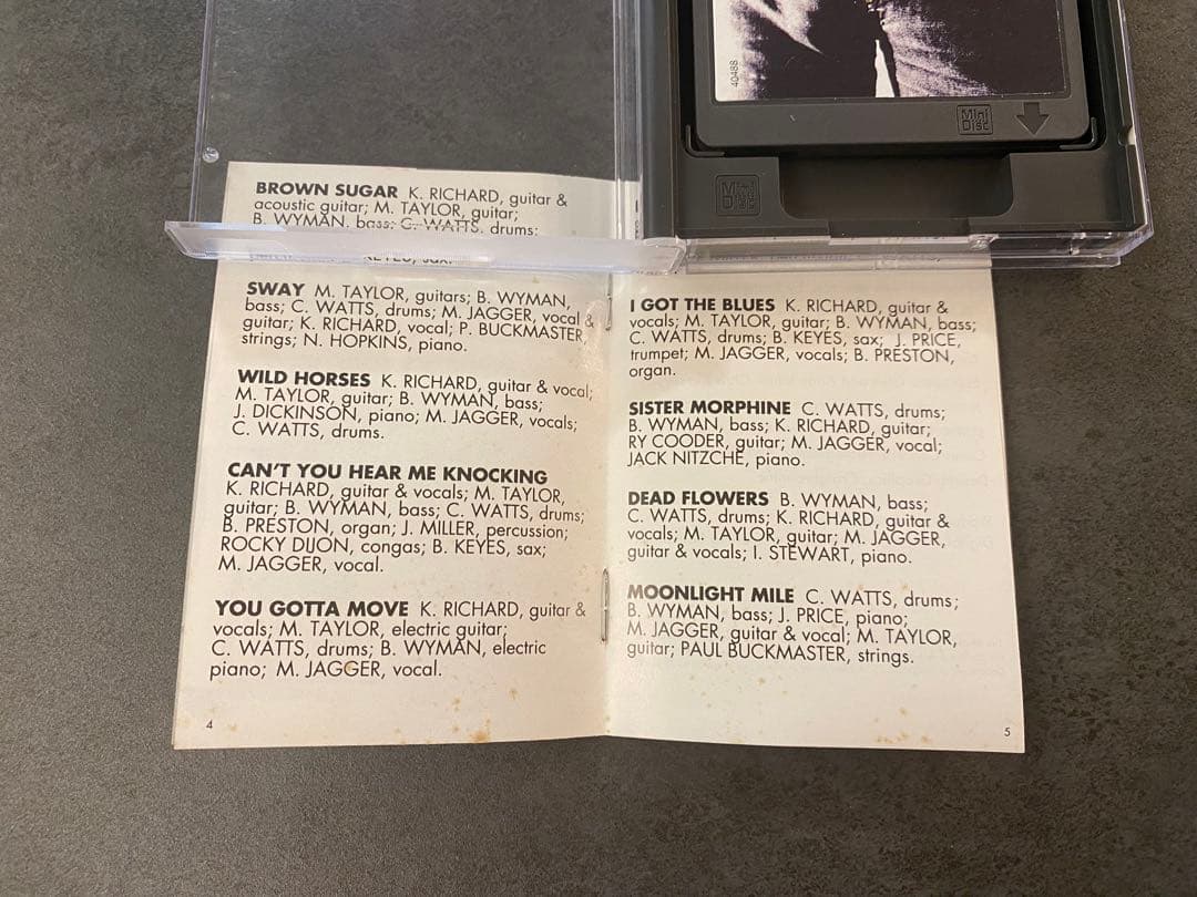 希少　MD ミニディスク ローリング・ストーンズ　Rolling Stones