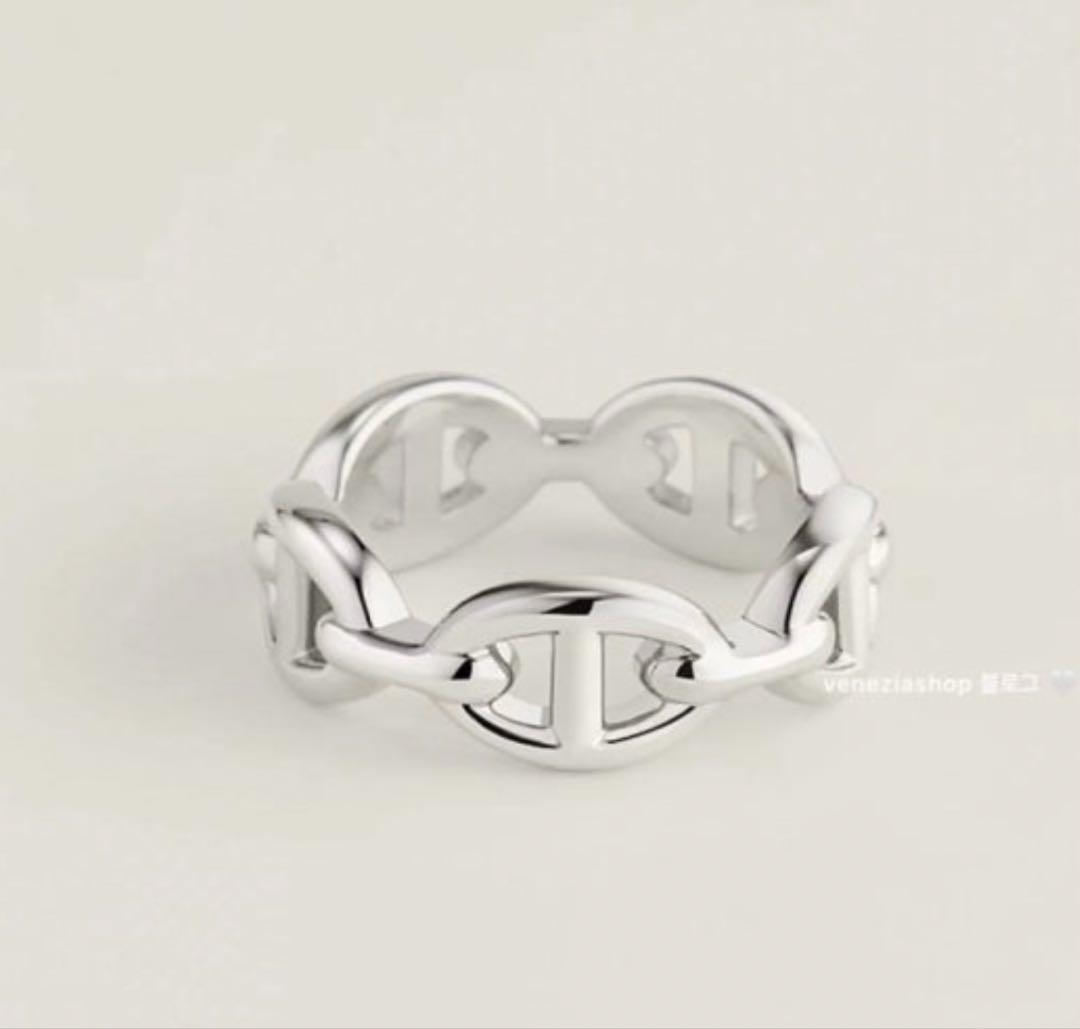 HERMES エルメス シェーヌダンクル アンシェネ リング 52新品