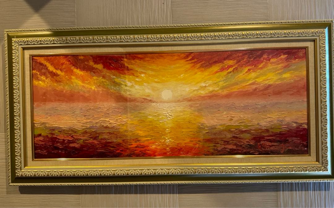 絵画　額縁つき