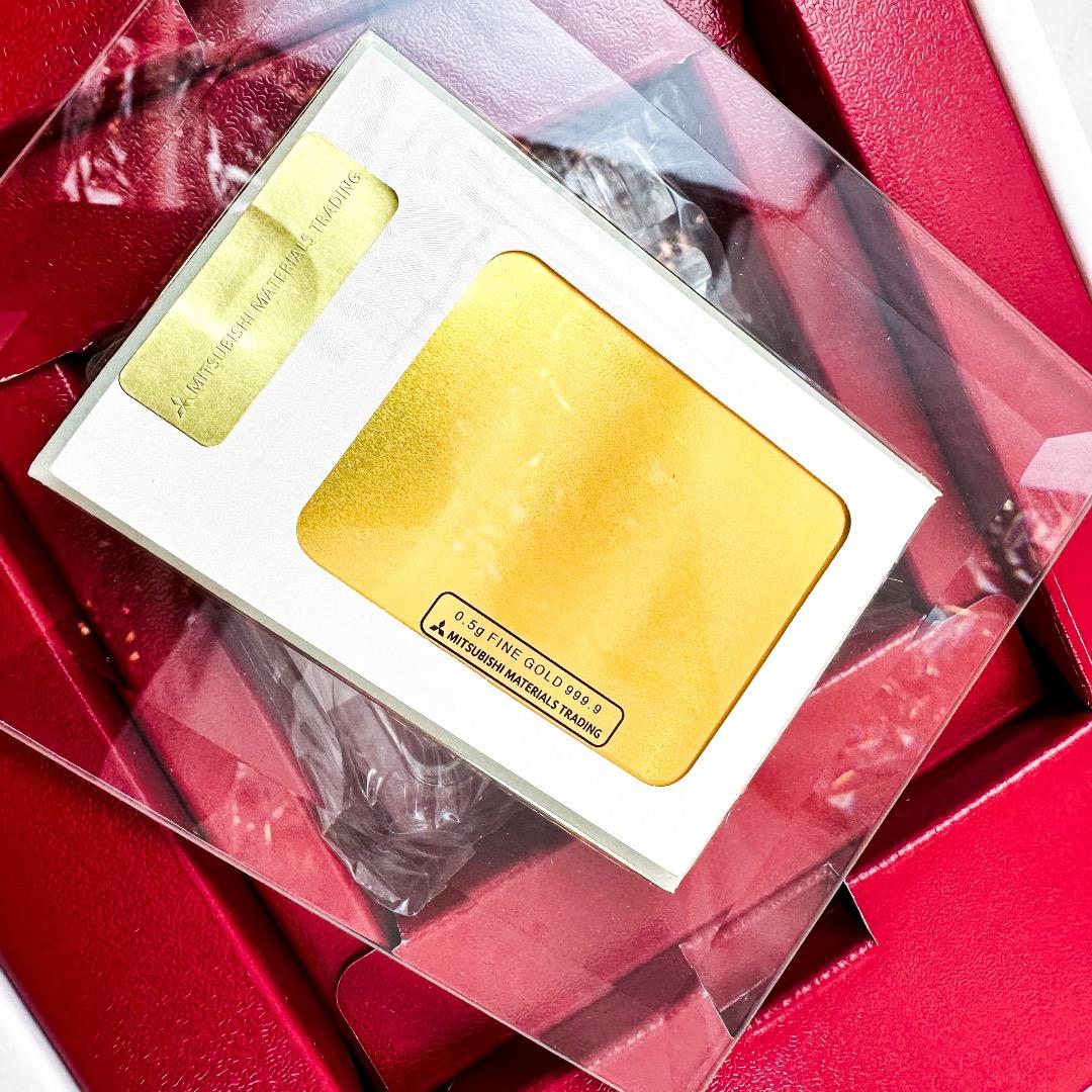 新品　きのこの山40周年記念 松本潤　純金プレート