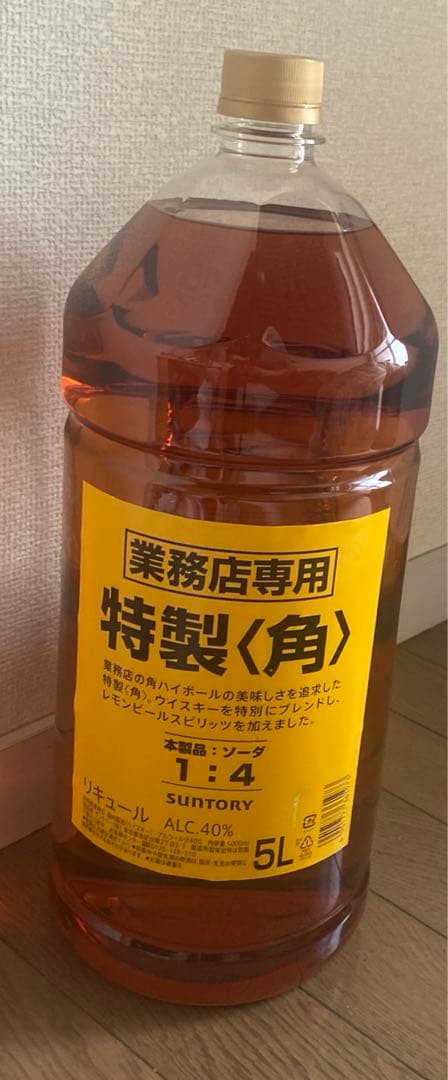 サントリー特製角ウイスキー 5L アルコール度数40%