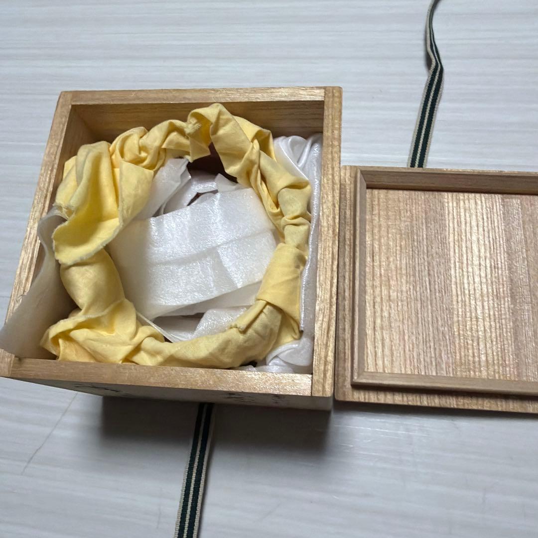 茶道赤楽茶碗　昭楽　富士山の絵　共箱あり　美品