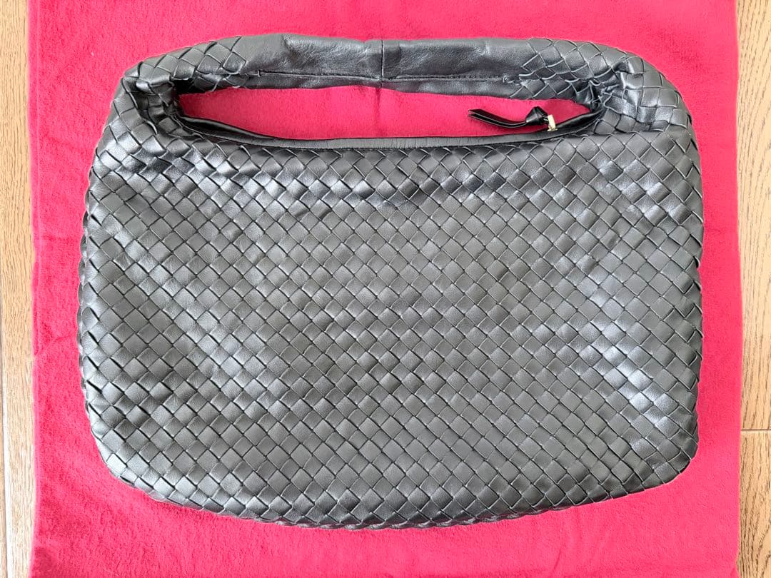 ボッテガヴェネタBottega Veneta☆ホーボーショルダーバック☆ブラック