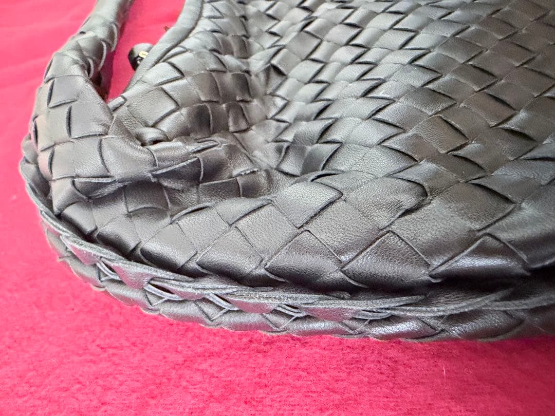 ボッテガヴェネタBottega Veneta☆ホーボーショルダーバック☆ブラック