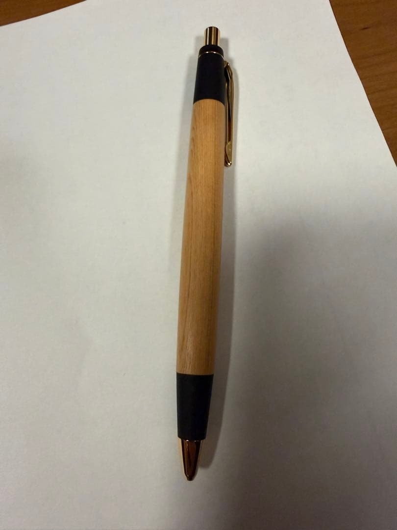 新品　木曽檜のシャープペンシル × 1 金具の色: ゴールド名入れなし