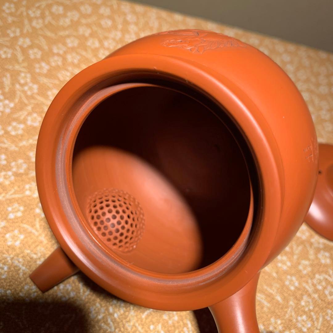 常滑焼急須作家、光影・白道合作、　駿馬の浮彫り。未使用