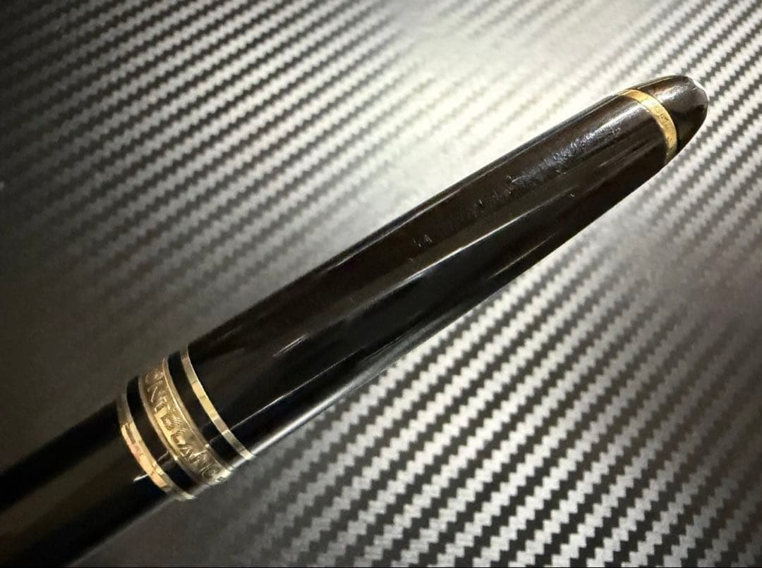 極美品 モンブラン マイスターシュテュック 144 ブラック 全金 B 万年筆