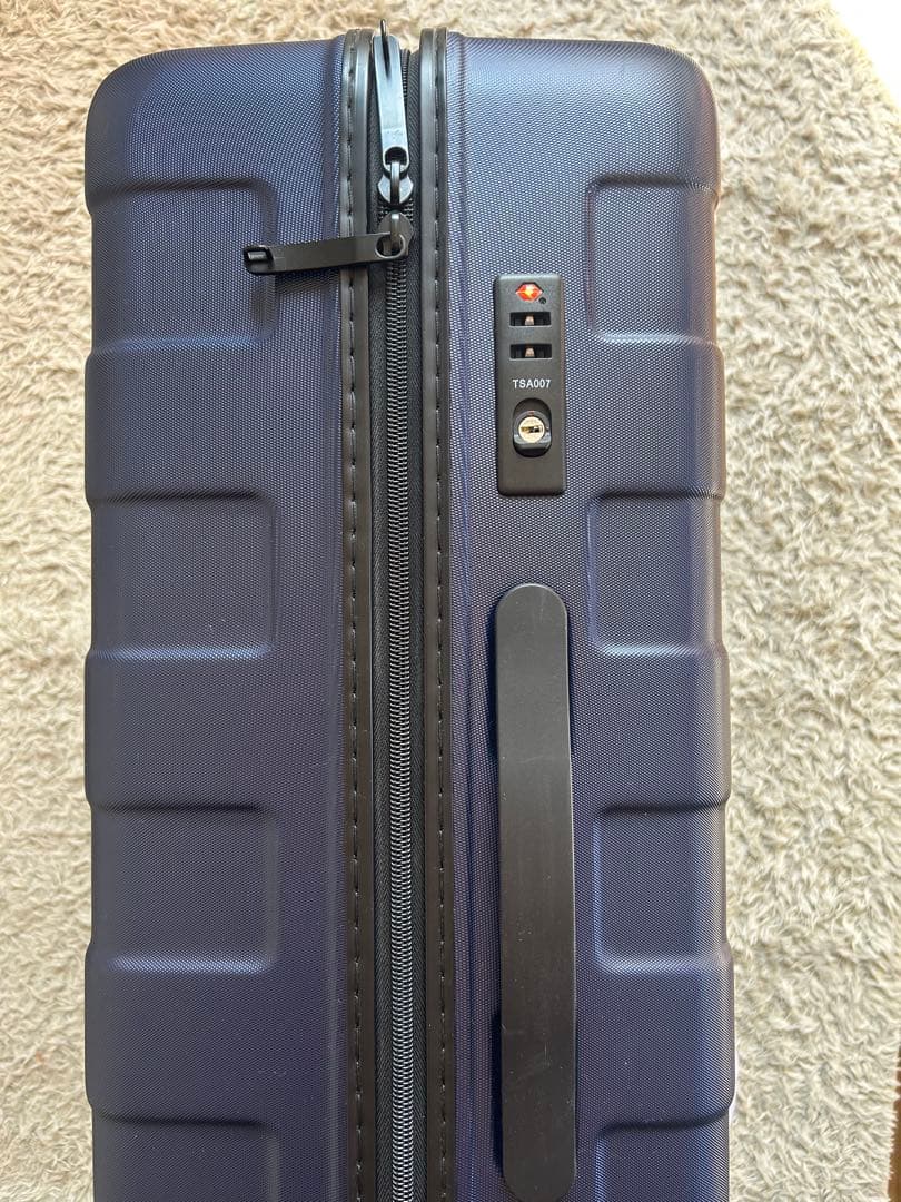 無印良品 キャリーケース バーを自由に調節できる ハード スーツケース 63L