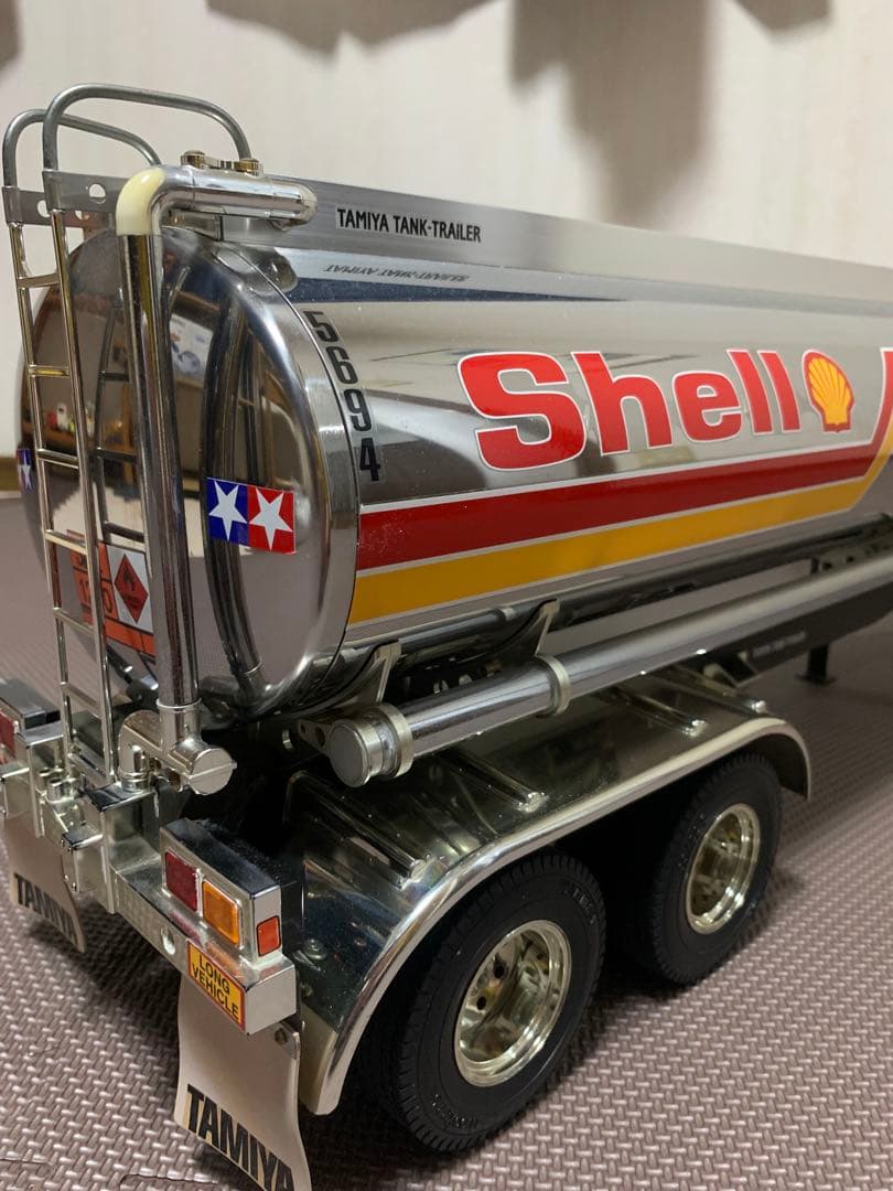 【美品】タミヤ　1/14 トレーラー　SHELL タンクローリー