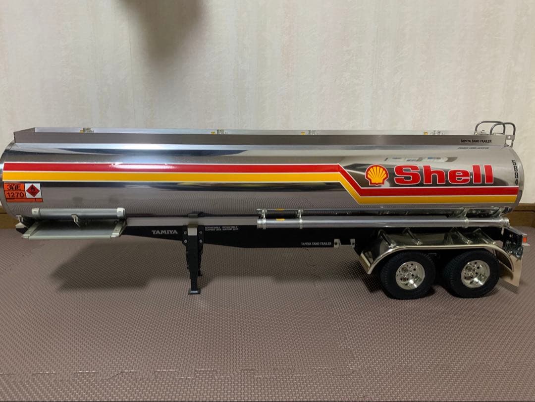 【美品】タミヤ　1/14 トレーラー　SHELL タンクローリー