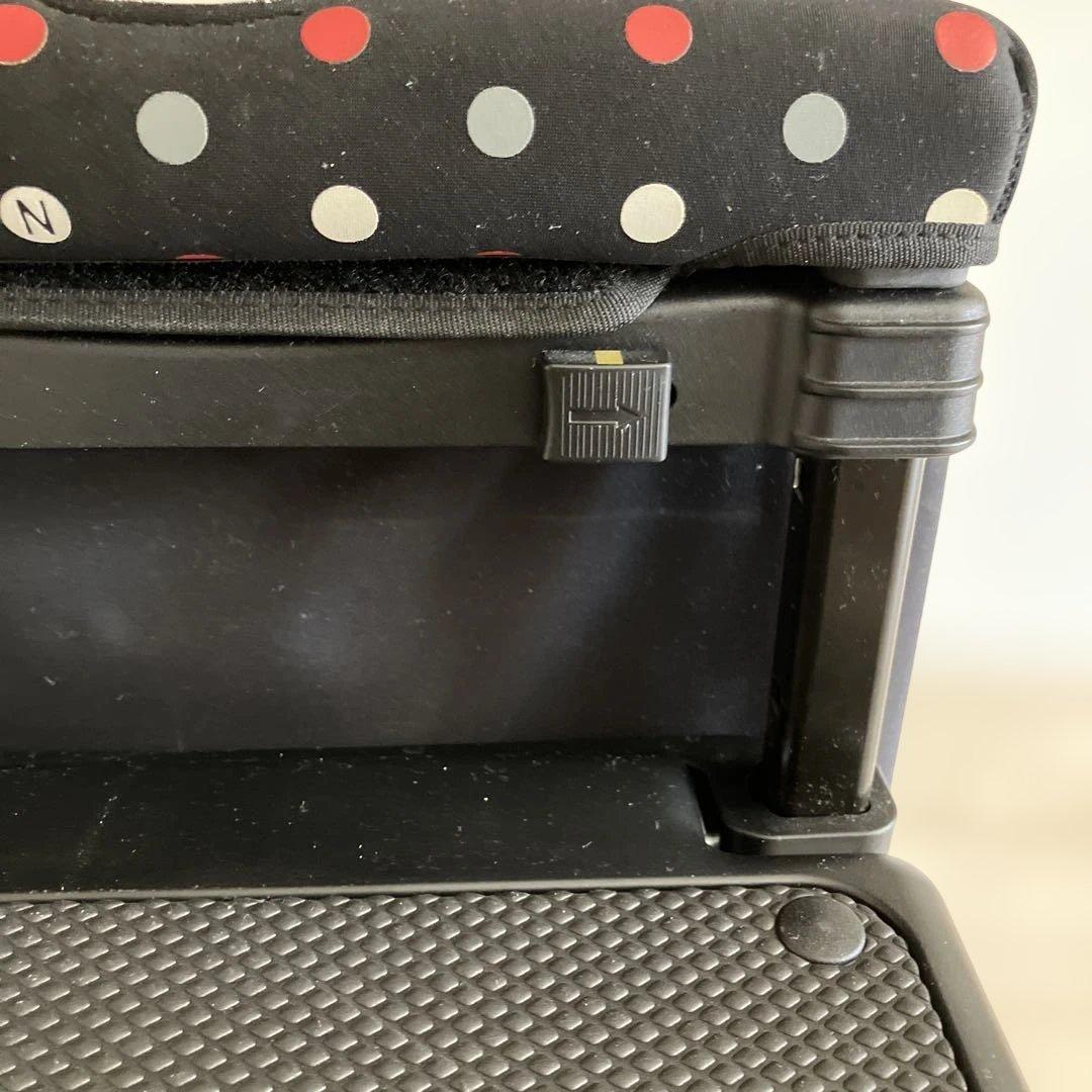 【美品】SWANY 椅子付きキャリーカート　バッグ取外し可　黒　ポケットたくさん