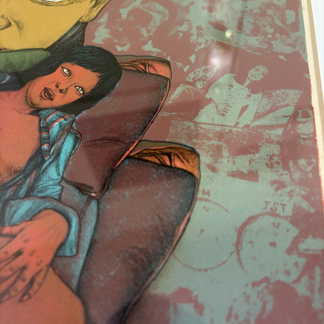 ☆希少☆田村文雄　リトグラフ　版画　　現代アート　女