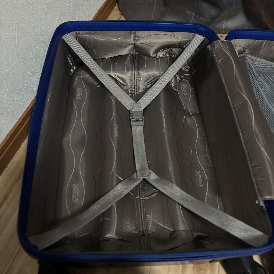 ゼロハリーバートン　キャリーケース　4輪　ブルー　約55L 状態良い　最安値